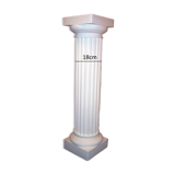 Doric column pillar stele deco plaster of cast reinforced with filasse