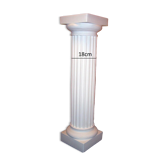 Doric column pillar stele deco plaster of cast reinforced with filasse