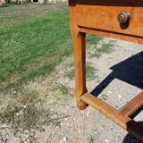 Table de Ferme Campagnarde 19éme en Merisier
