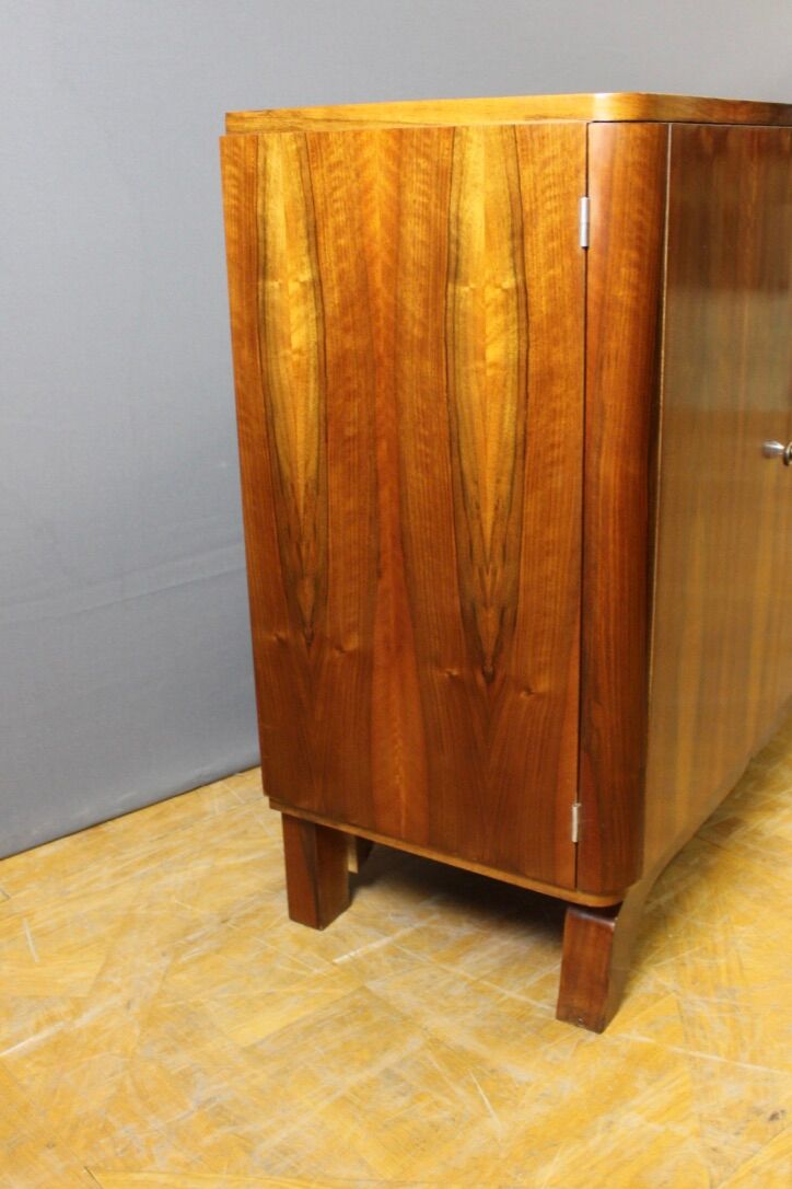 Bahut art deco walnut around 1940