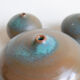 Trio de céramiques miniatures vertes Antonio Lampecco