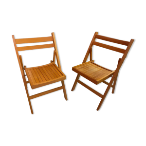 paire de chaises bois