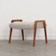 Oak footrest, Danish design, 1970s, production: Denmark