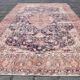 Navy Blue Orientel Style Vintage Persian Rug, 228x338 Cm