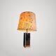 Large Brass and Black Lamp 1970s Dlg Maison Jansen Design and Elegance