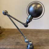 Jieldé desk lamp with 2 arms of 40cm and 25cm with a clamp base.