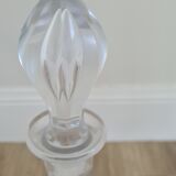 Old glass decanter with stopper