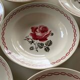 Badonviller vintage soup plates