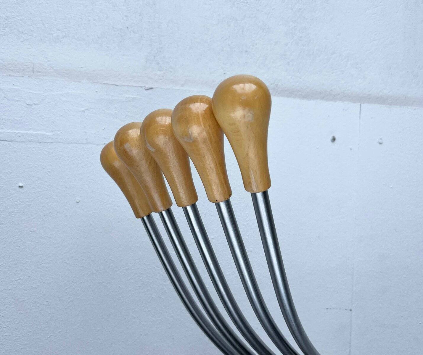 Postmodern Italian Wall Hook Octopus by J. De Pas, P. Lomazzi and D. D'Urbino for Zanotta, 1990s