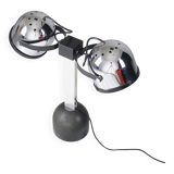 Lampe de table Trepiù argentée par Gae Aulenti & Livio Castiglioni pour Stilnovo, 1971