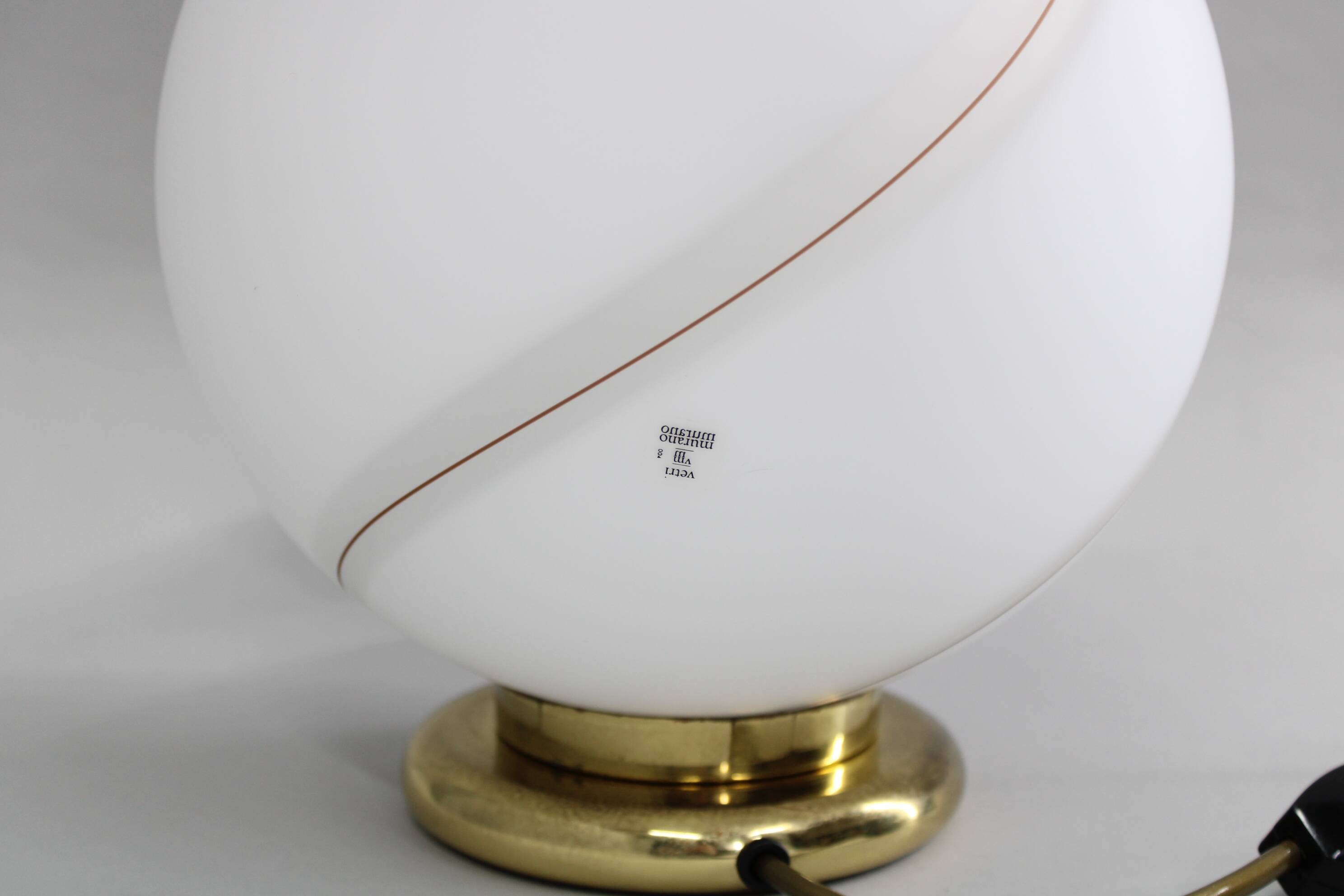 1970s Murano Glass Table Lamp, Italy