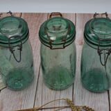 Set of 3 vintage jars the Ideal