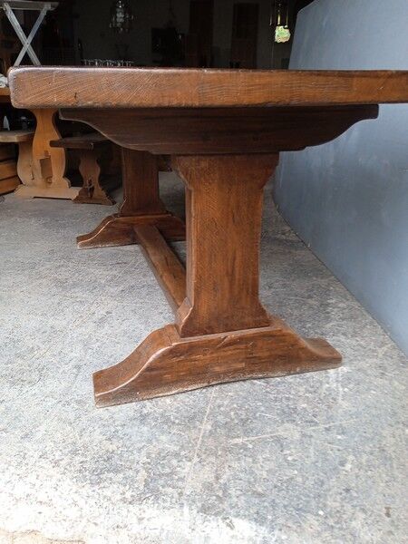 Monastery table / farm in solid chene ep 1940