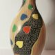 Grand vase deruta années 1950 / 1970 en céramique émaillée signé et numéroté
