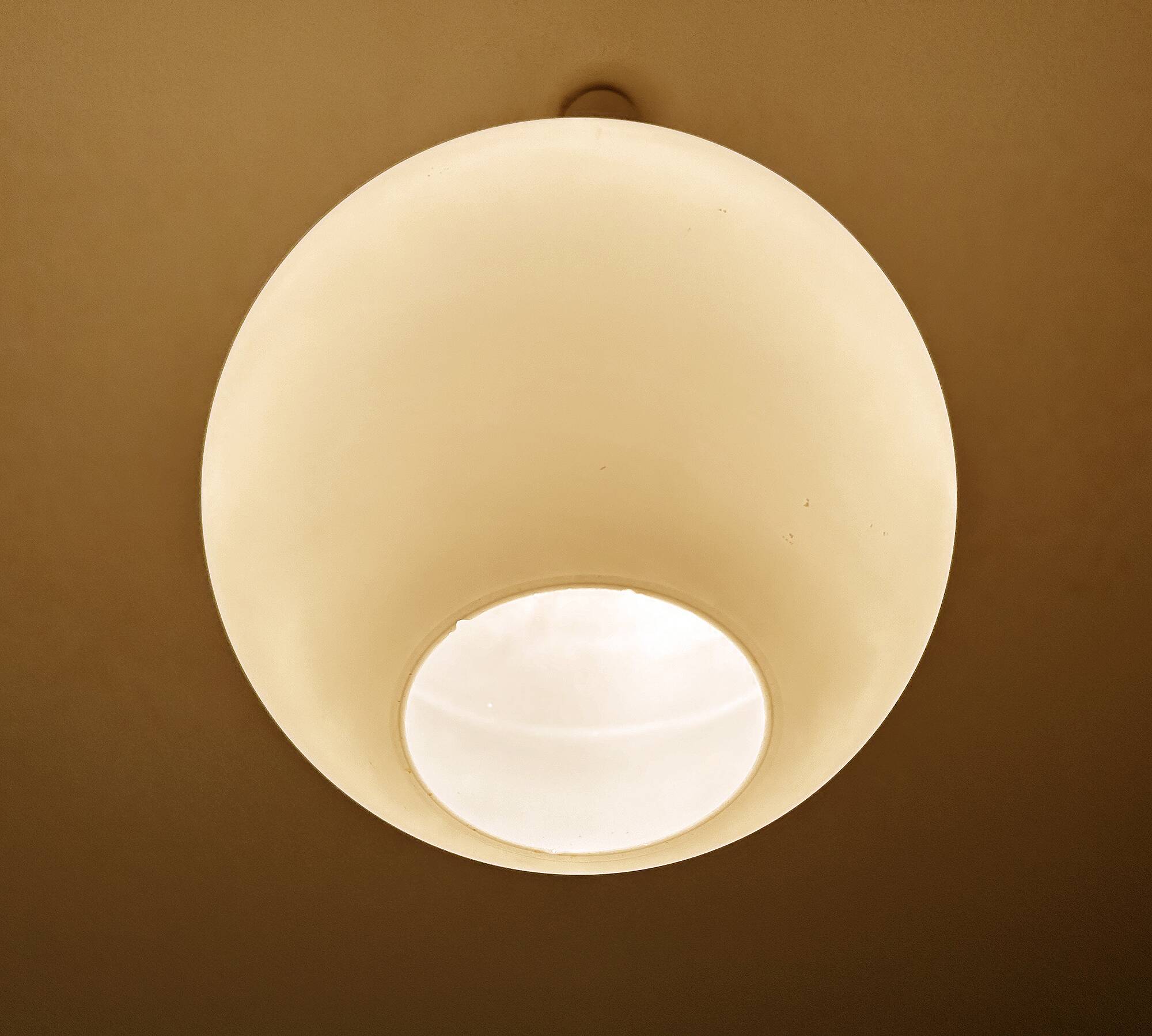 Large Mid Century Italian Pendant Lamp