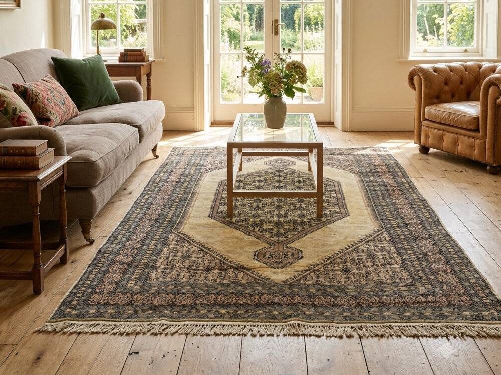 Large Persian wool rug