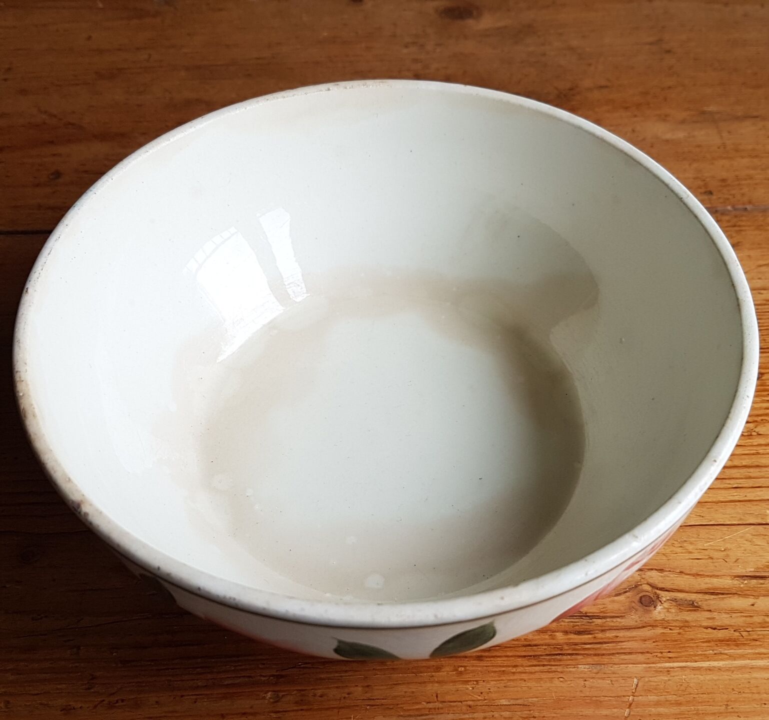 Earthenware bowl HBCM (Creil and Montereau) Maryse