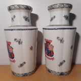 Pair of 19th century porcelain vases China East India Company
