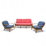 3-piece rattan living room