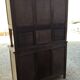 Two-body oak sideboard from the 1940s; stripped