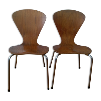 Paire de chaises Jacobsen 3204, 1960