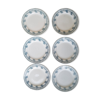 Set of 6 plates Saint Amand model 4006