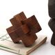 Handcrafted wooden puzzle, 1970s