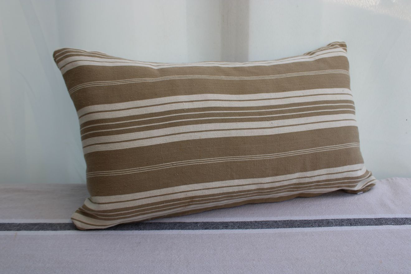 Striped cushion