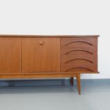 Vintage Scandinavian style teak row from the 60s