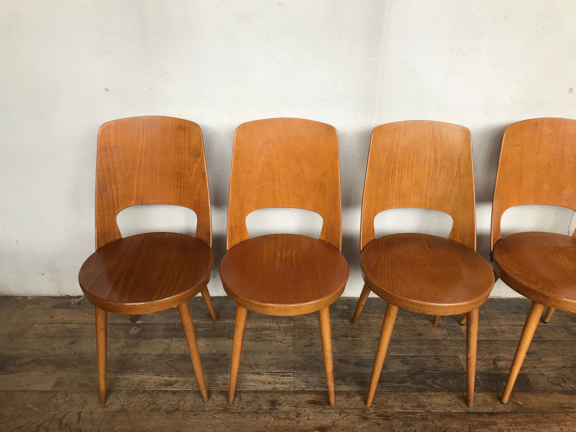 Series of 6 Baumann Mondor chairs