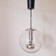 Midcentury Bubble Glass Globe Pendant by Glashütte Limburg, Germany, 1970s