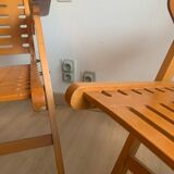 Pair of Rex Niko Kralj Folding Armchairs