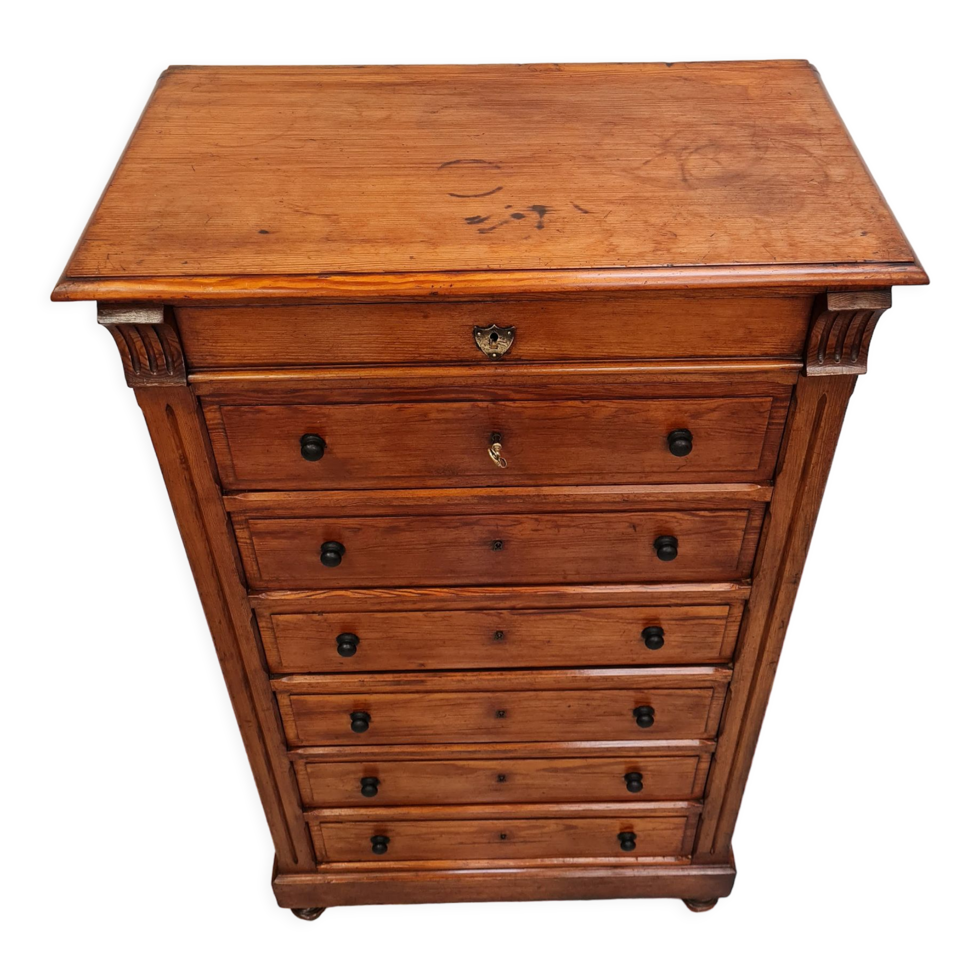 French louis philippe antique chest or semainier