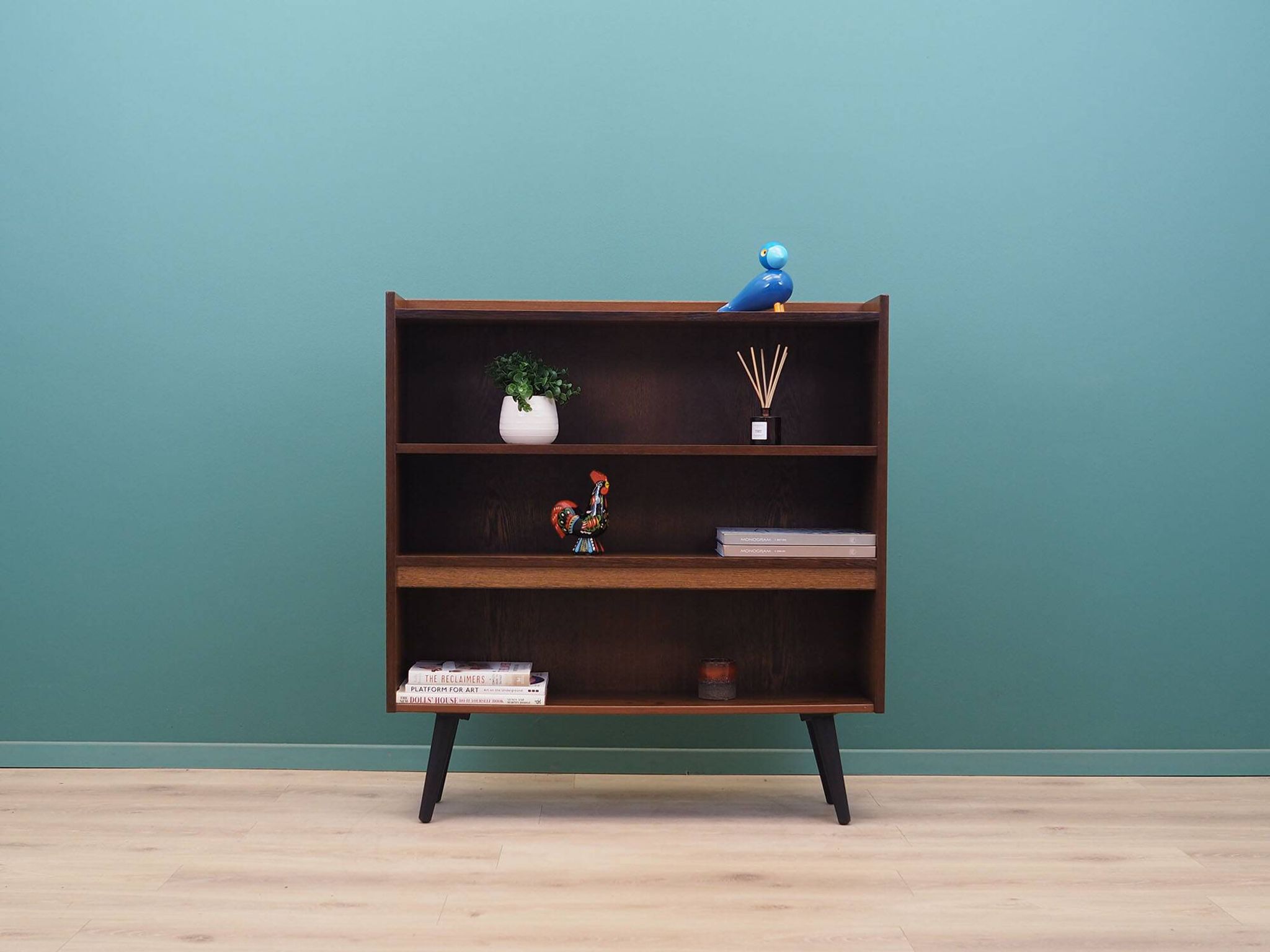 Oak bookcase, Danish design, 1970s, production: Denmark