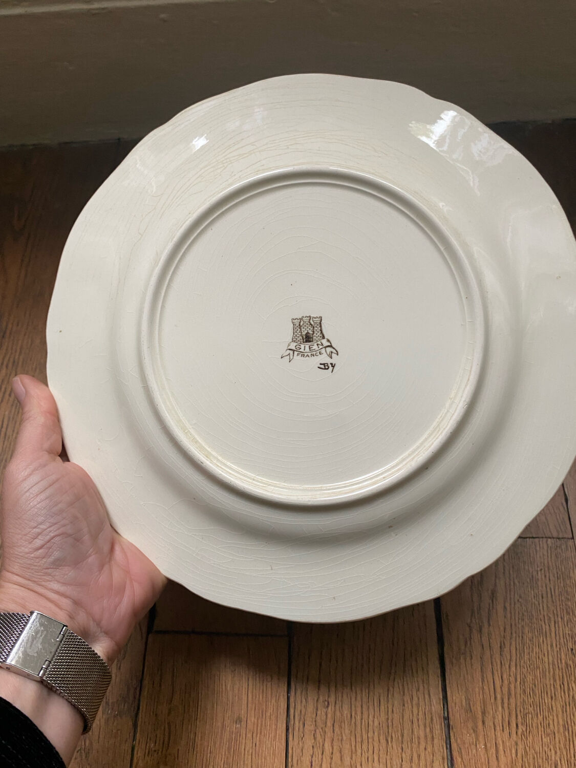 Assiette canard Rambouillet de Gien