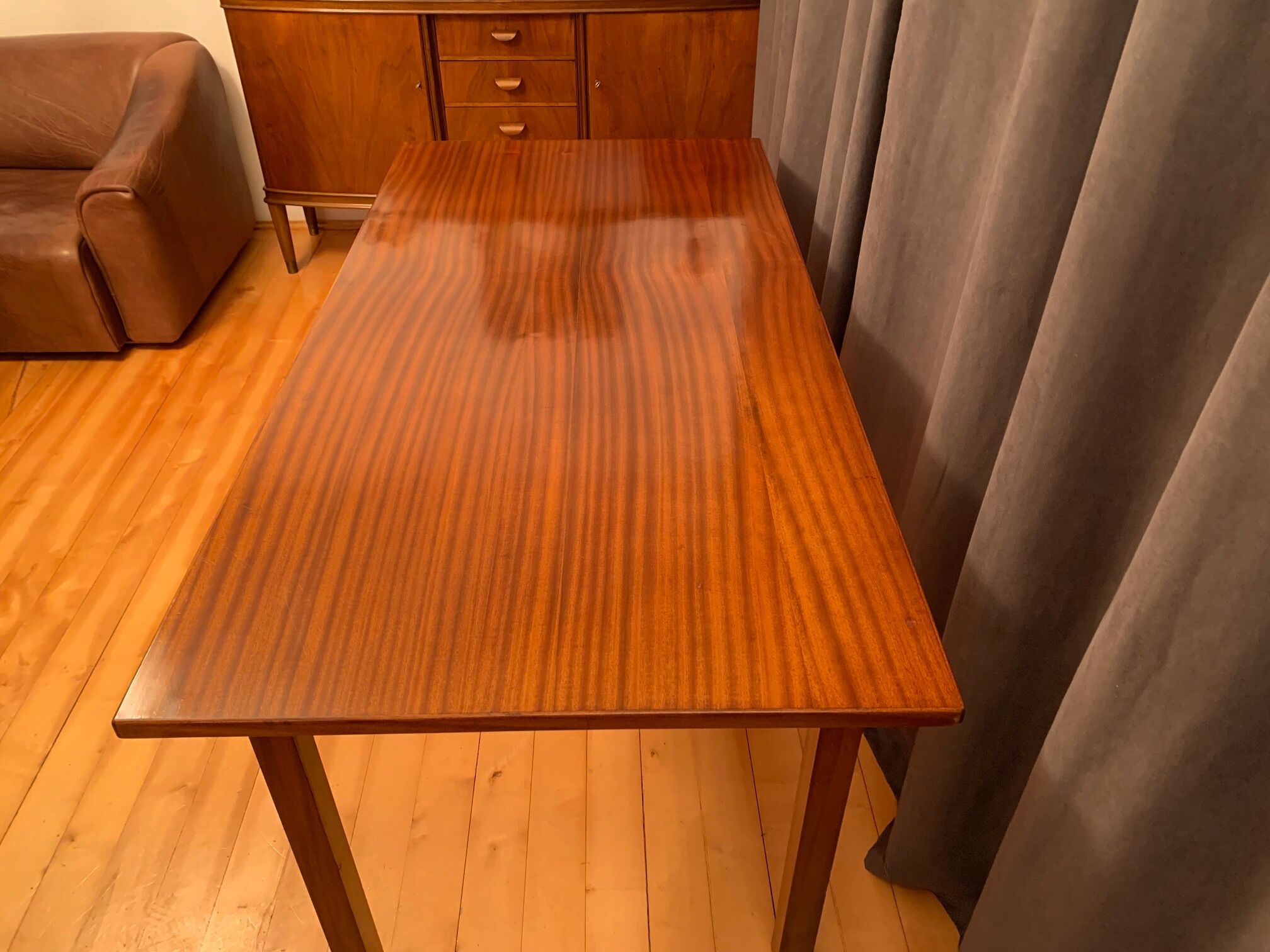 Frits Henningsen style desk from Denmark in the 1950s.