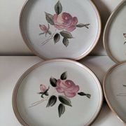 Set of 4 MBFA Pornic Rosita plates