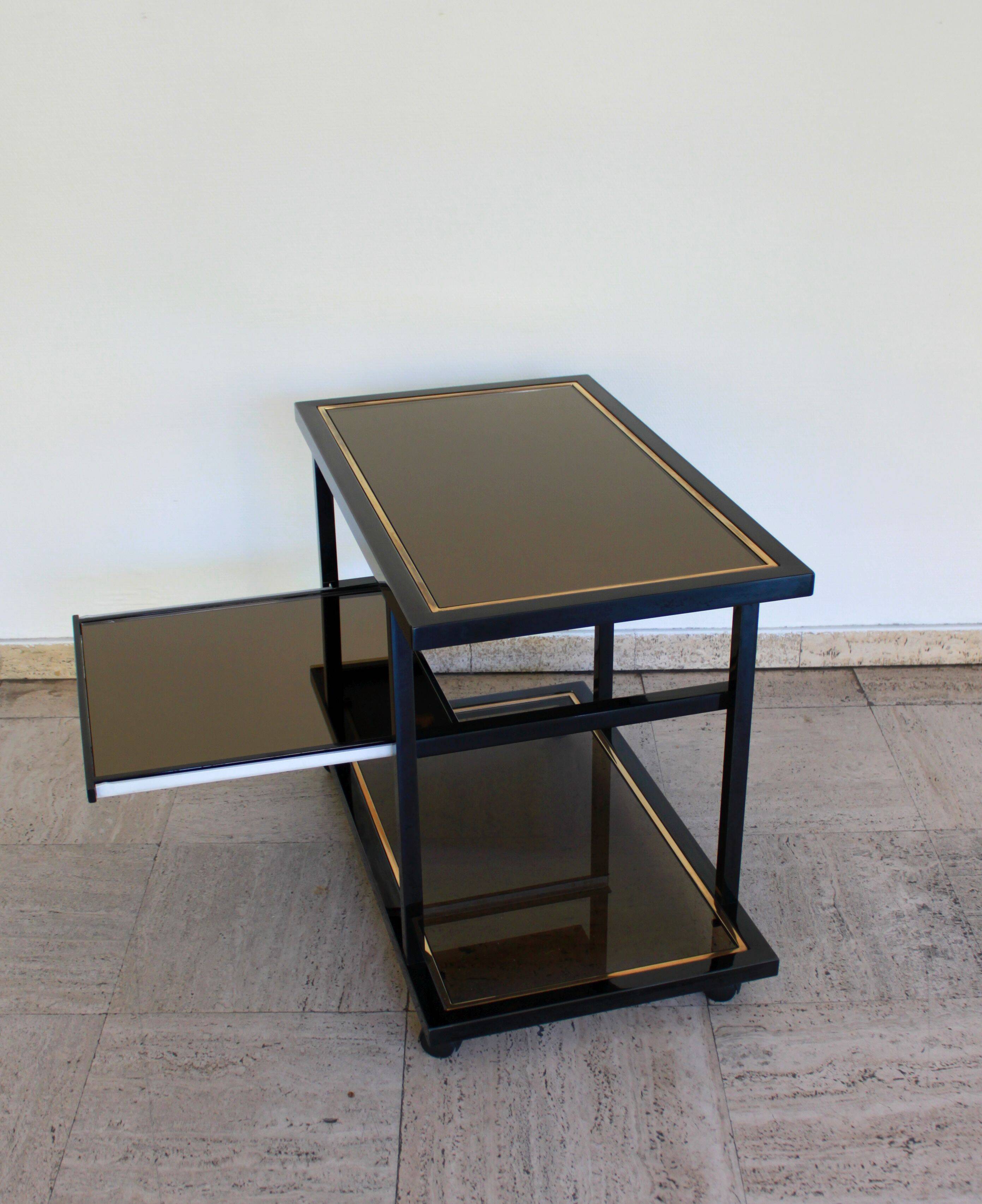 Belgo Chrom bar cart by Roger Vanhevel, 70's.