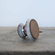 Vintage ceramic candle holder by Atelier Le Mûrier, Vallauris