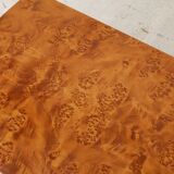 Vintage coffee table in elm magnifying glass