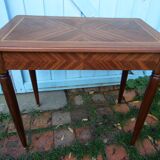 Writing table office art deco era in marquetry