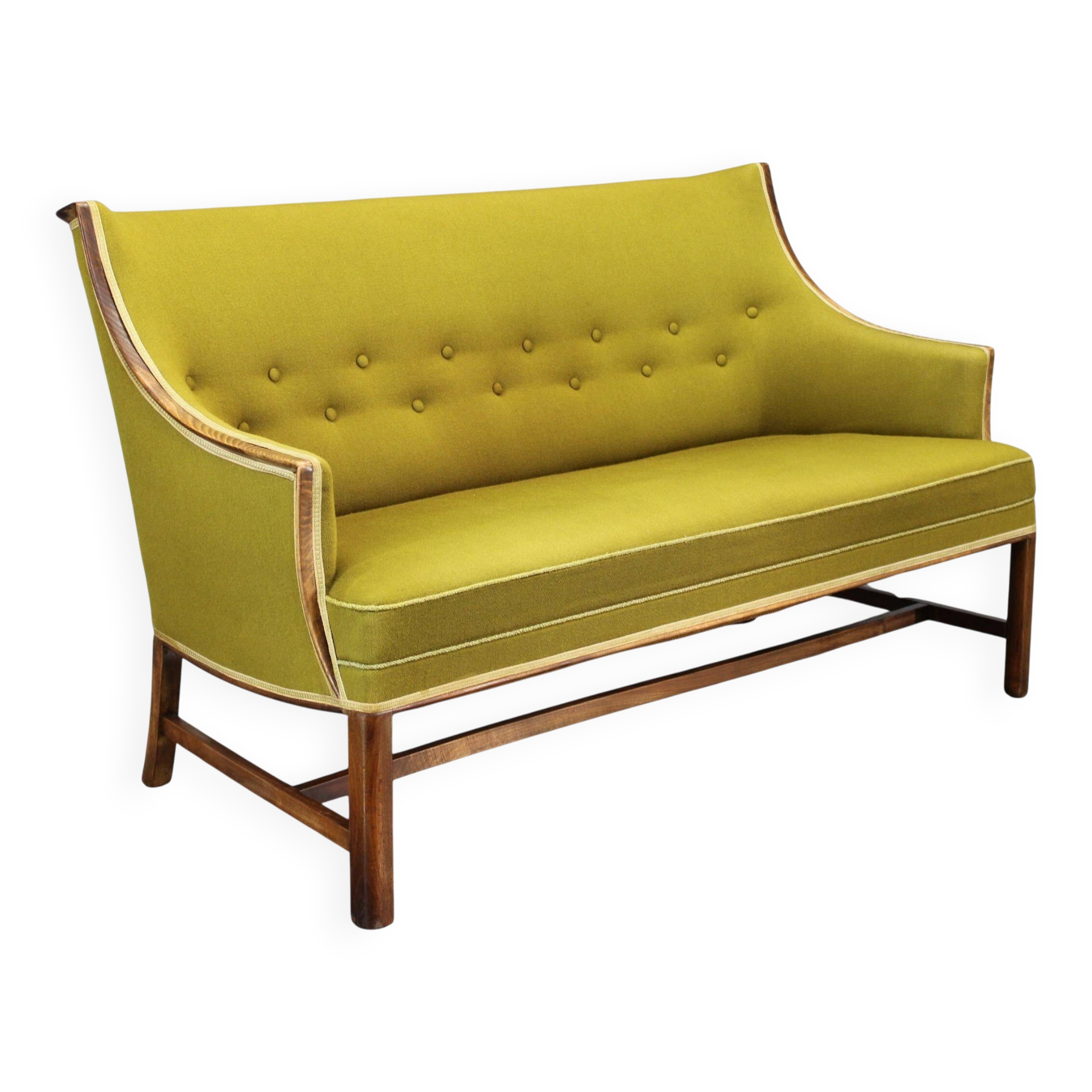 1950s Danish 2-seater sofa by Frits Henningsen