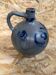 Old jar oilstone sandstone blue alsace decoration xixth vintage