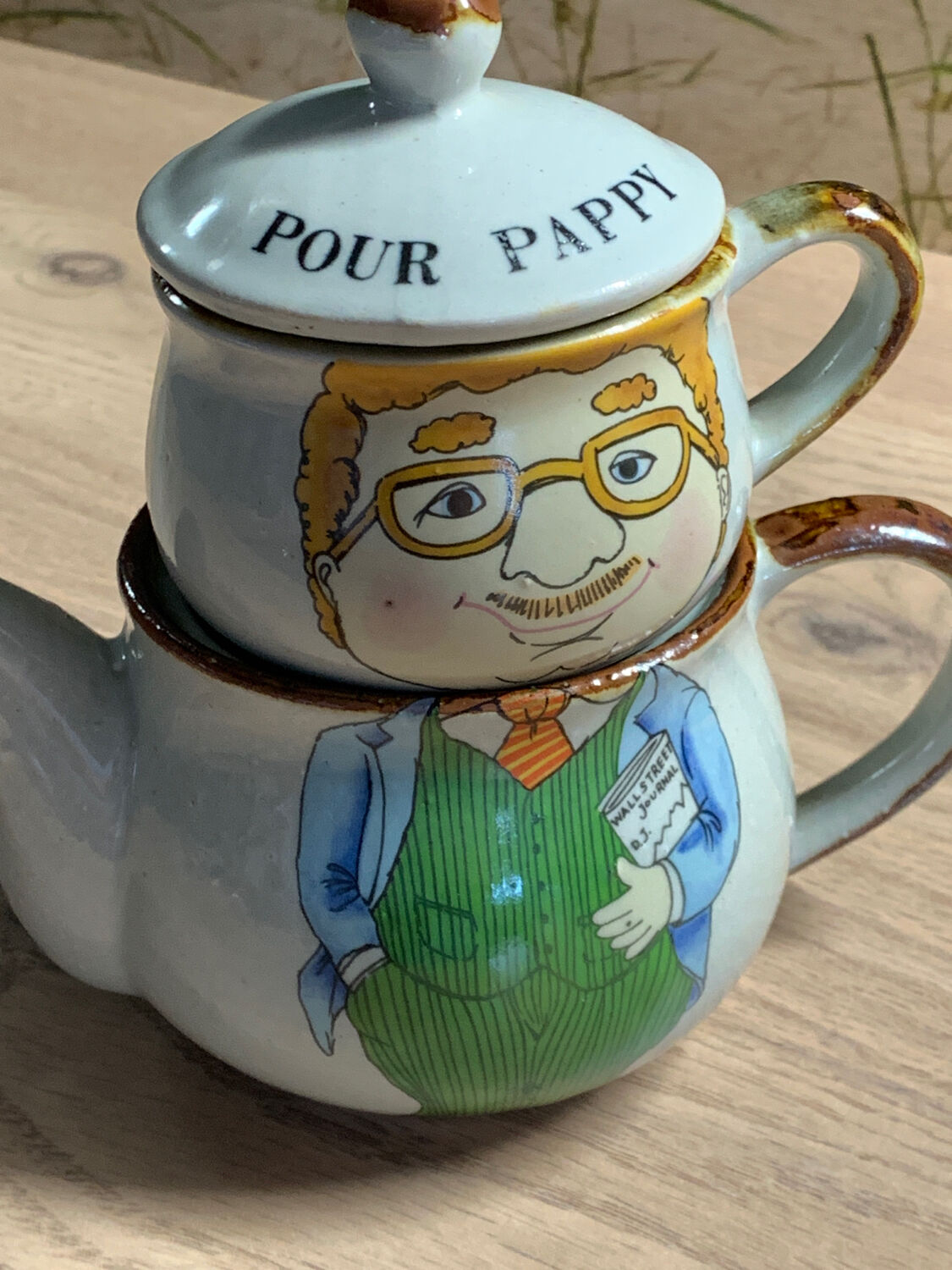 Tea set or coffee Grandpa Papi breakfast mug coffee maker