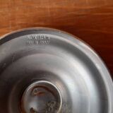 6 vintage stainless steel ice cream cups, France