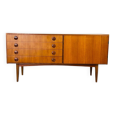 1960s minimalist Scandinavian teak sideboard