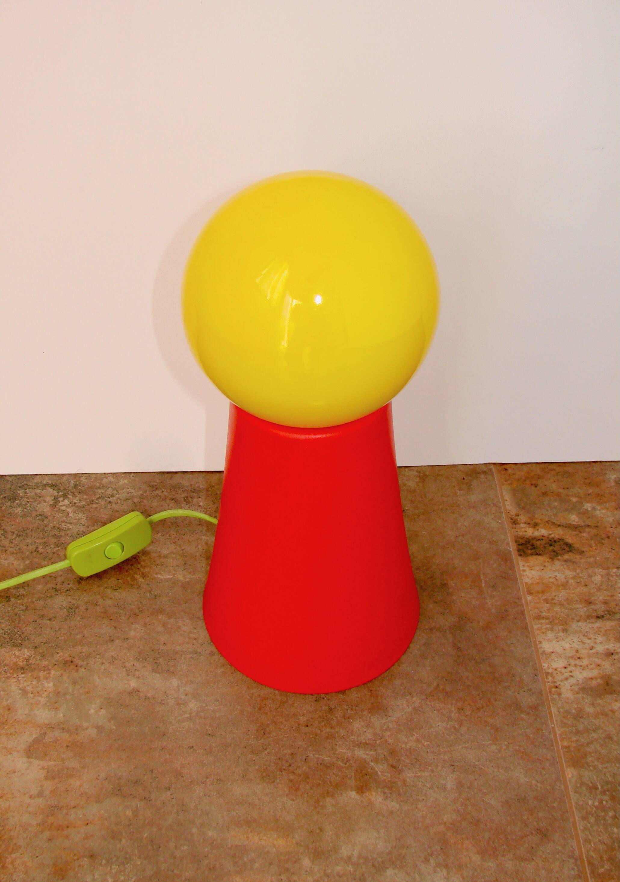 Pionek’ lamp, 1970s Space Age | glass + plastic | E14 | vintage design