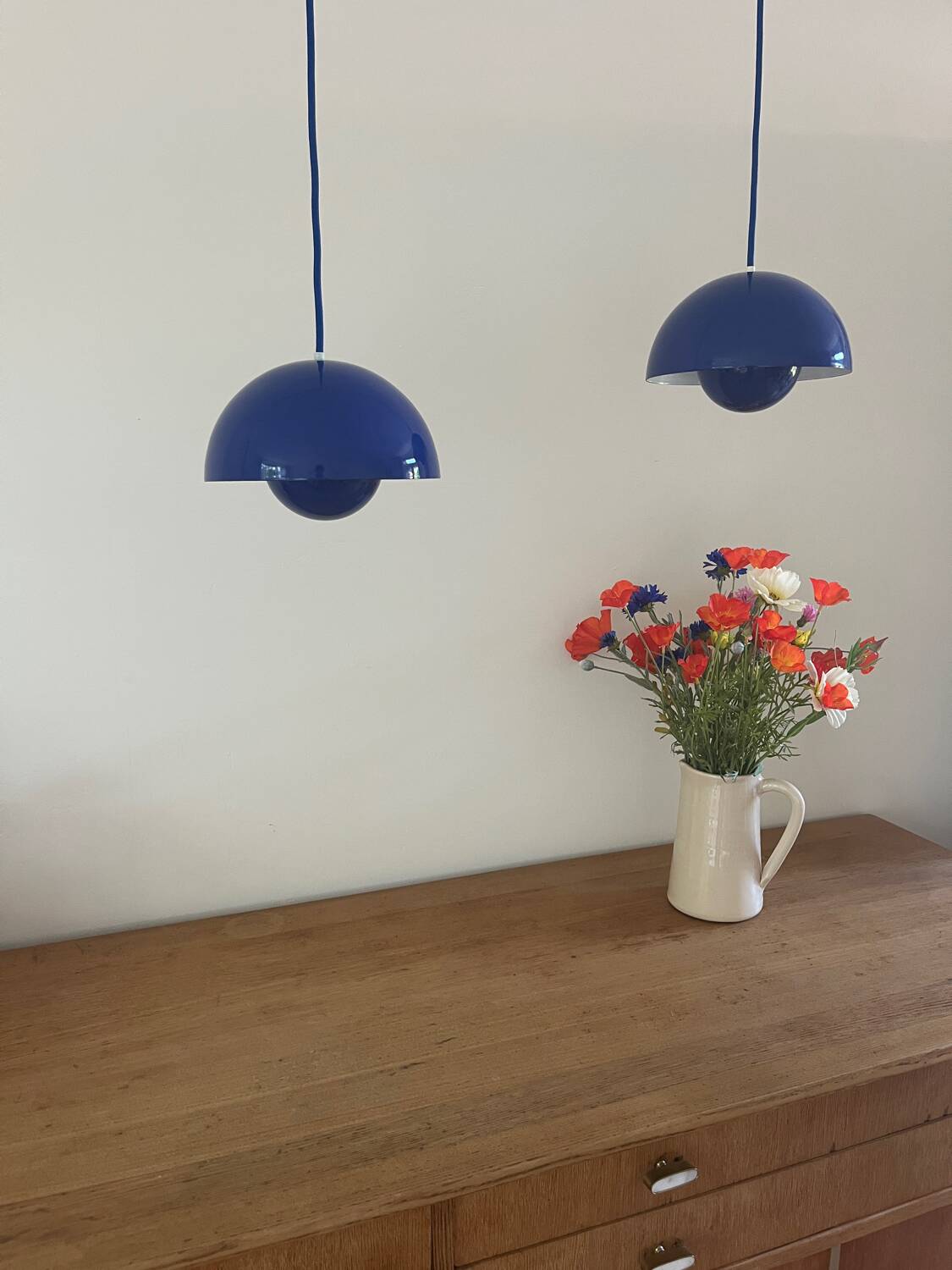 2x Vintage Verner Panton Flowerpot lamp - Louis Poulsen