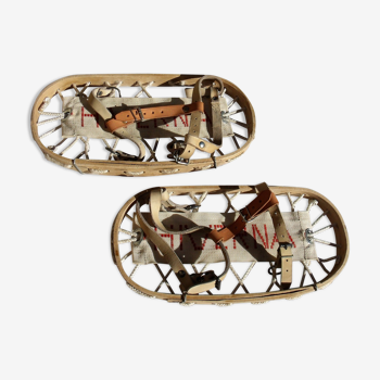 Old pair of snowshoes wintered