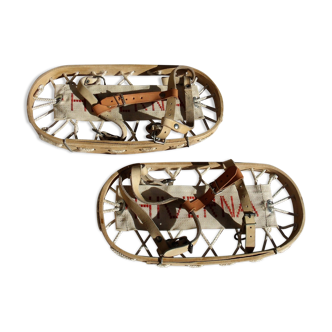 Old pair of snowshoes wintered